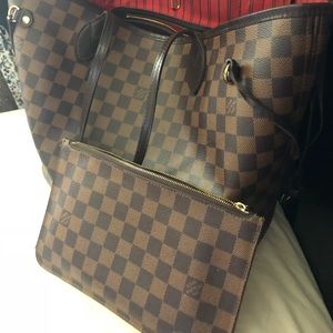 Louis Vuitton Never full MM authentic